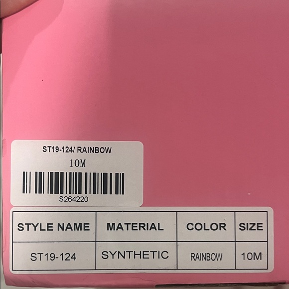 Sugar Thrillz Bubblegum Party combat Boots - Picture 6 of 6